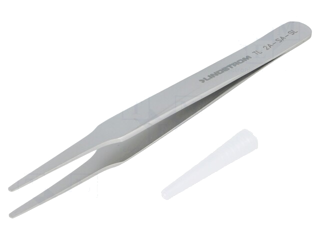 Pincet; 120mm; Bladen: smal; De vorm van de punt: afgeronde Pincet; 120mm; Bladen: smal; De vorm van de punt: afgeronde